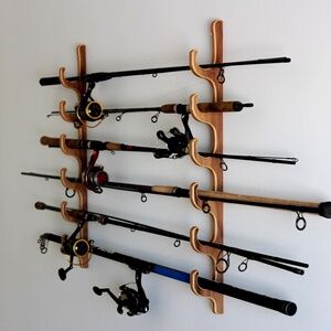 Wall/Ceiling Fishing Rod Rack